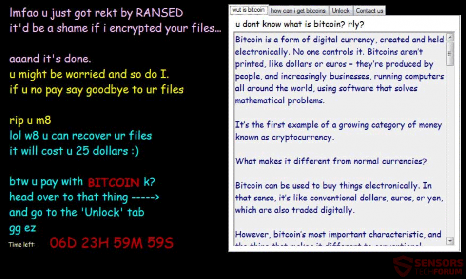 Retire Ransed Ransomware Restaurar Archivos Ransed