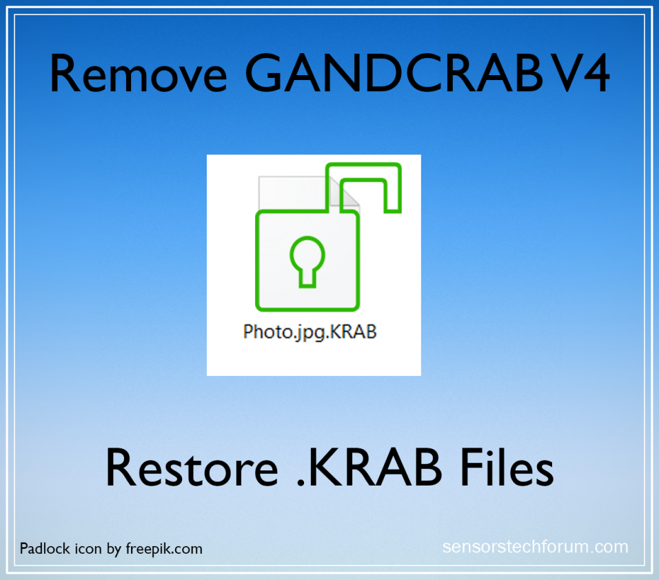 Gandcrab V Ransomware Quitar Restaurar Archivos Cifrados Krab