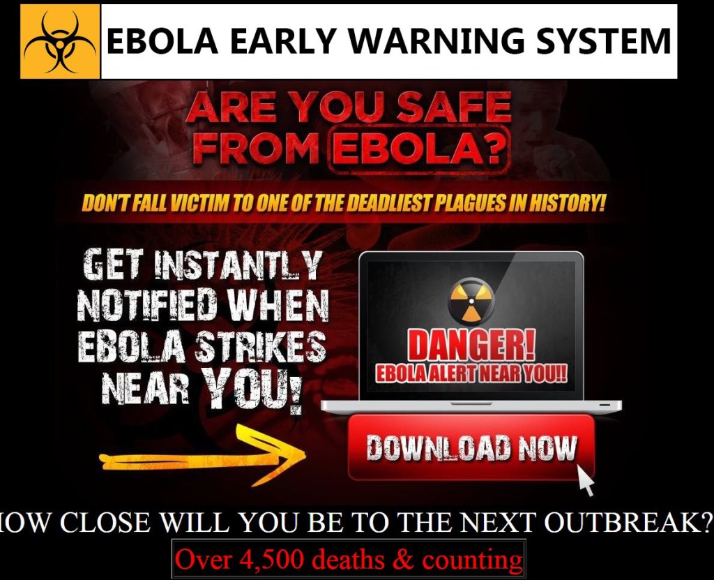 Ebola-tema-fidus-Leverer Trojan