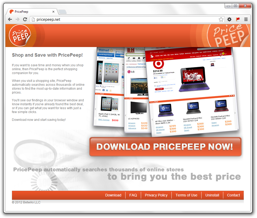 PricePeep-adware