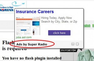 スーパーラジオ広告の削除