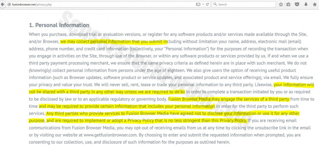 Fusion-browser privacy-policy