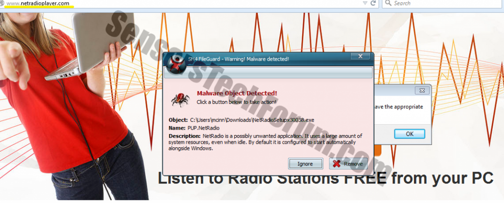 netradioplayer.com-Malware-erkannt