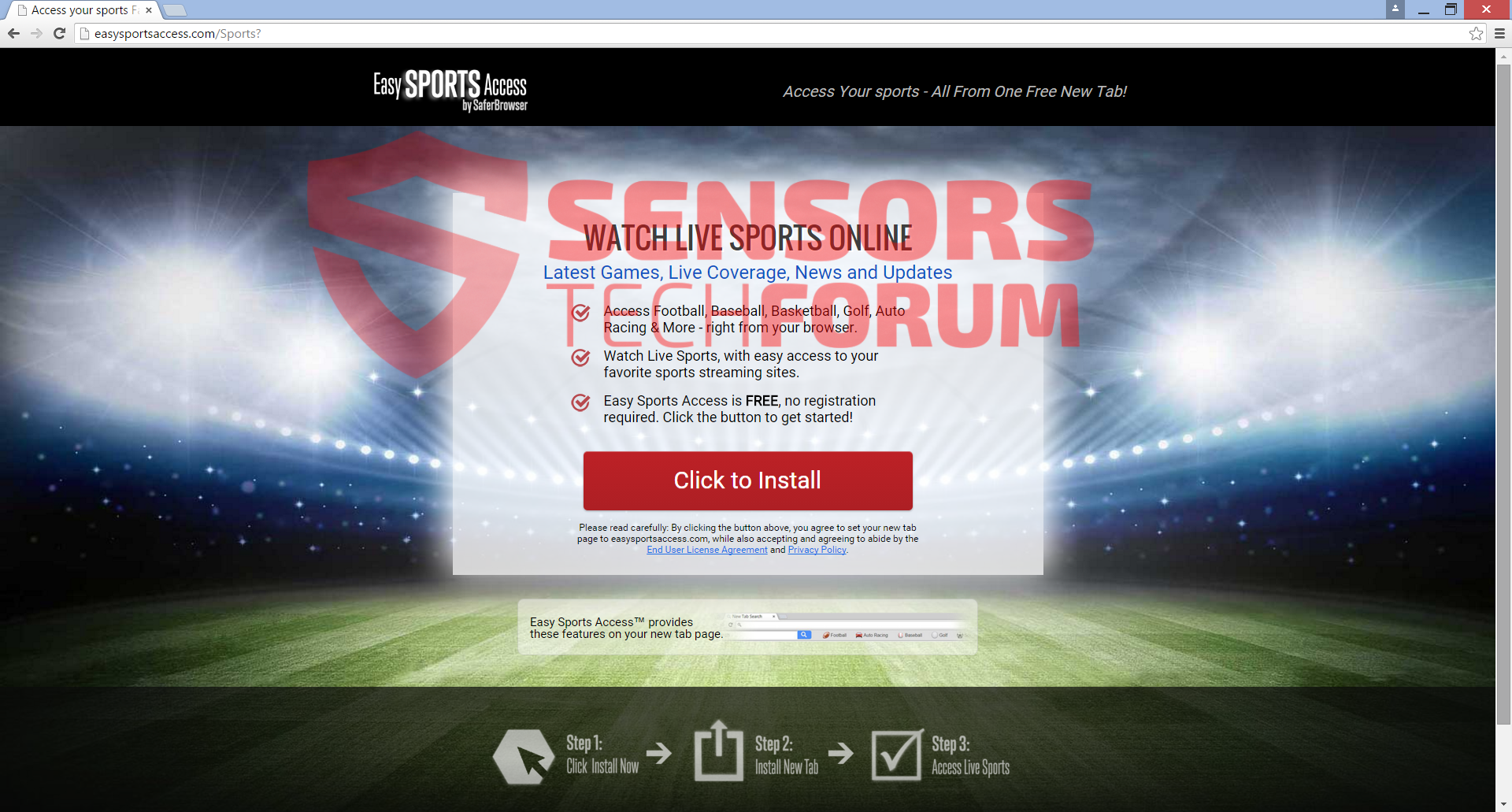 easysportsaccess-toolbar-main-site-browser-hijacker-install