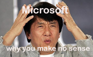 Microsoft-why-you-Make-no-Sinn