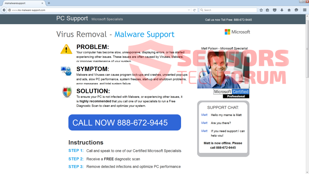 ms-Malware-support-official-Website-matt-folson