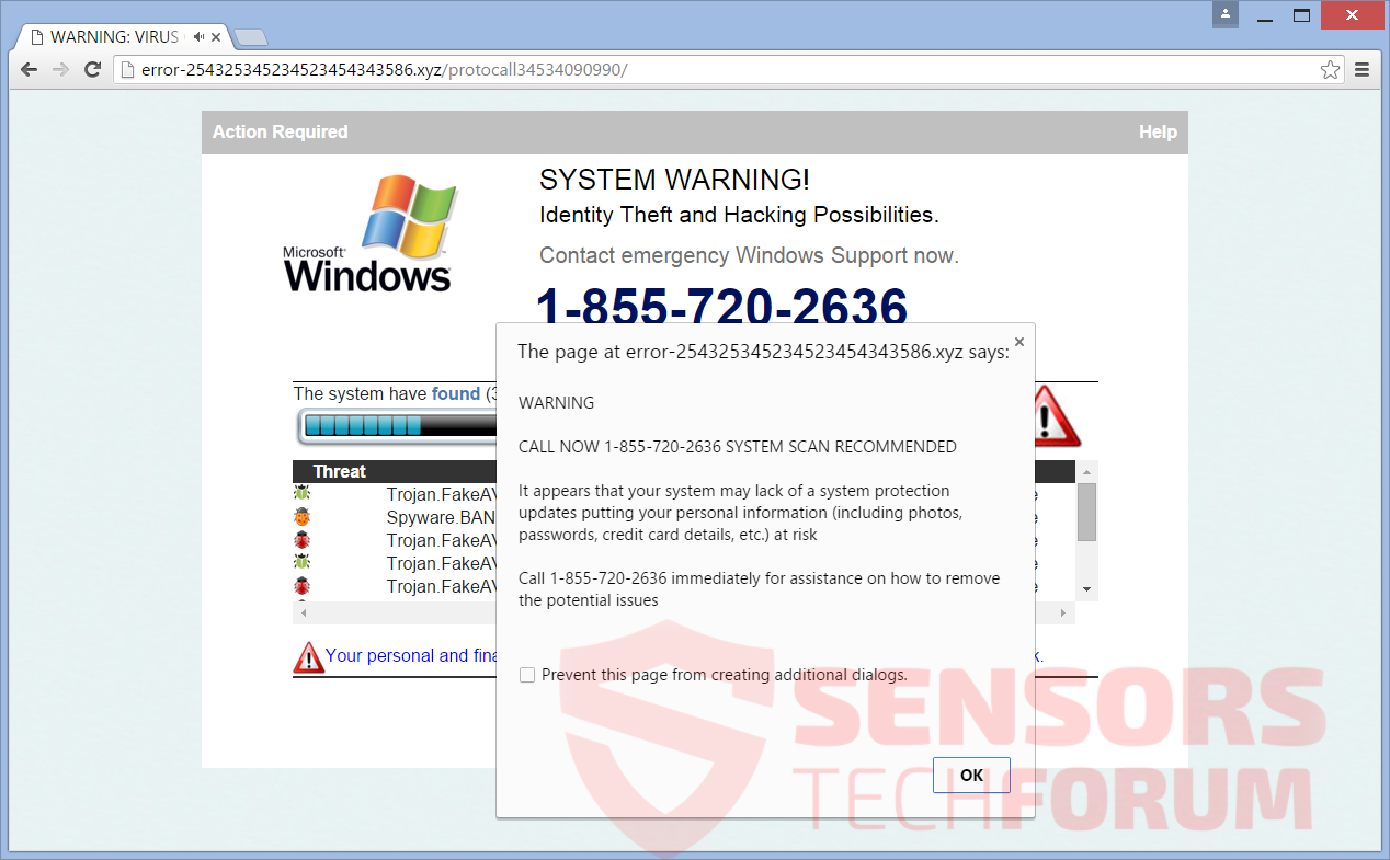 STF-error-2342342343423423-xyz-microsoft-finto-popup-pop-up-messaggio-box