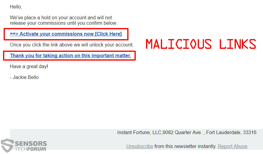malicious-email-spam-links-sensorstechforum