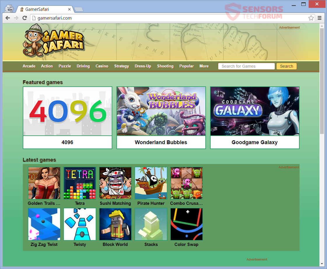 STF-gamersafari-com-redirect-gamevance-com-game-vance-gamer-safari-adware-main-page
