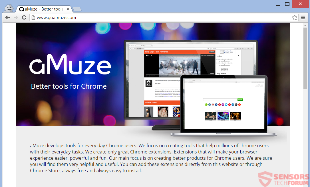 STF-goamuze-com-go-amuze-a-muze-adware-ads-main-page-brand