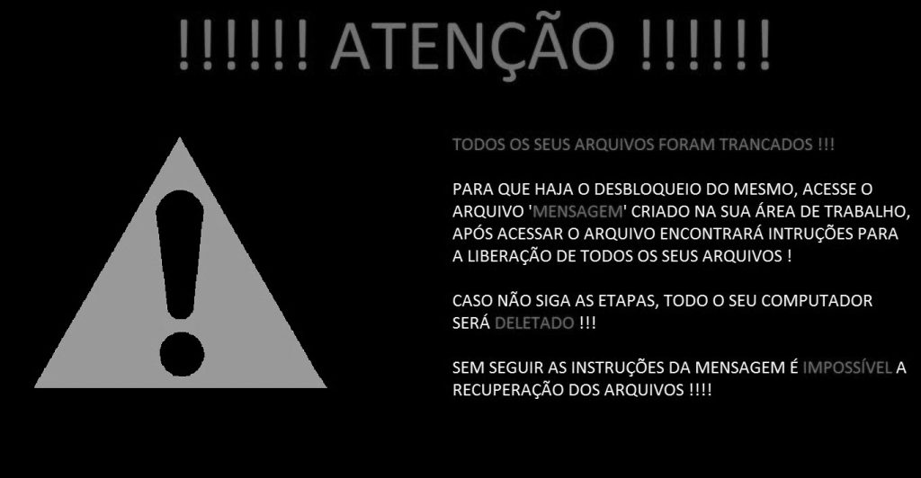Brazillian-ransomware-sensorstechforum criptato-riscatto-nota-
