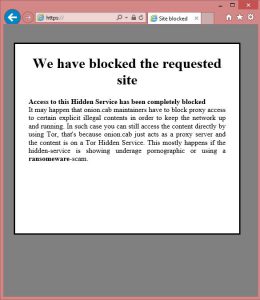 troldesh-ransomware-tor-site bloqué forum capteur de technologie