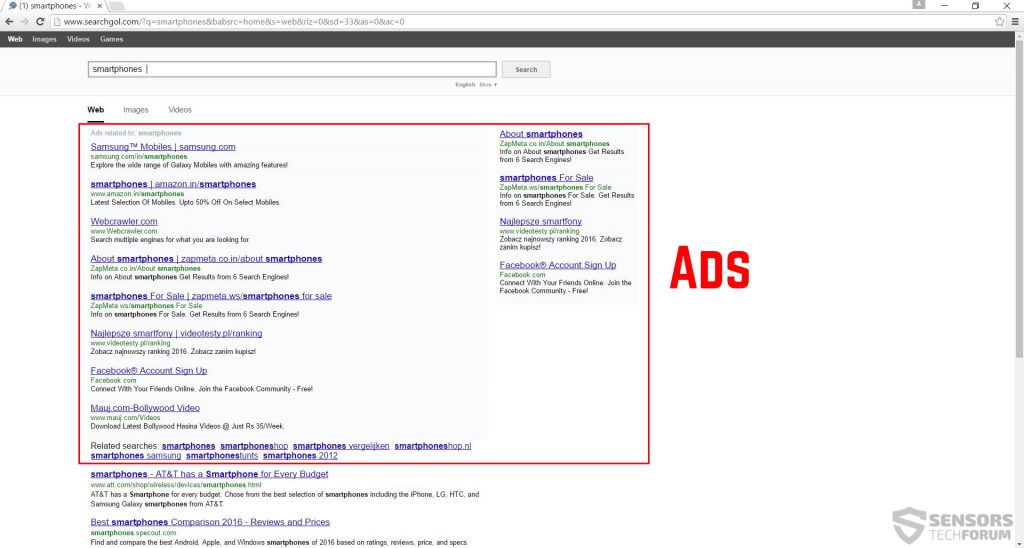 searchgol-com-advertenties-zoekopdrachten-sensorstechforum