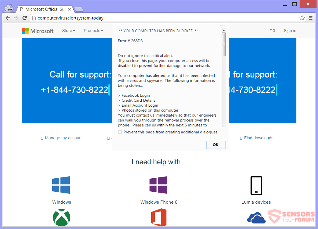 stf-computervirusalertsystem-today-error-268d3-microsoft-look-a-like-fake-tech-support-scam-site-main-page