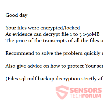 STF-rotore ransomware-cocoslim98-gmail-com-virus-riscatto-messaggio-piccole