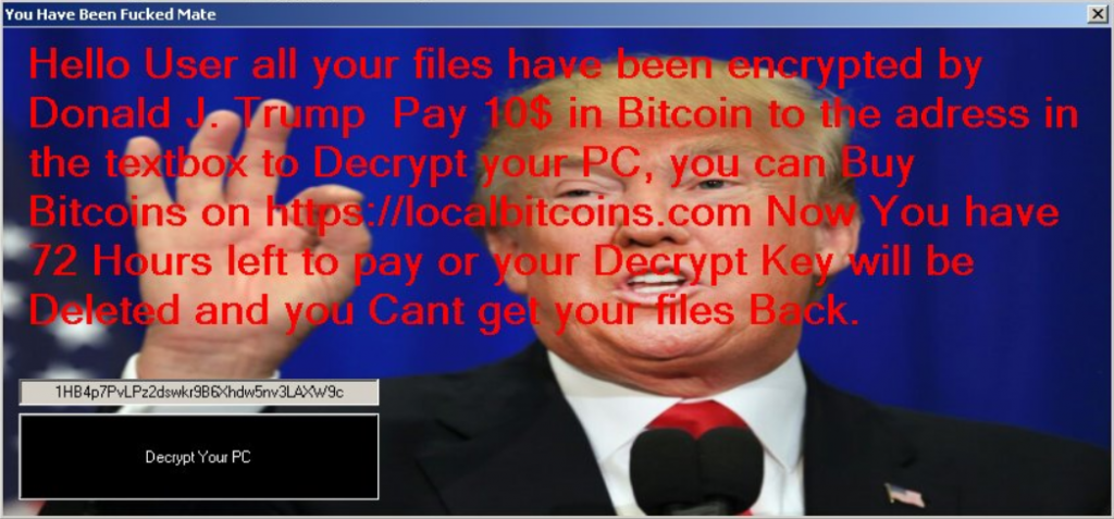 Remove Donald Trump Virus and Restore Your Files - How to, Technology ...