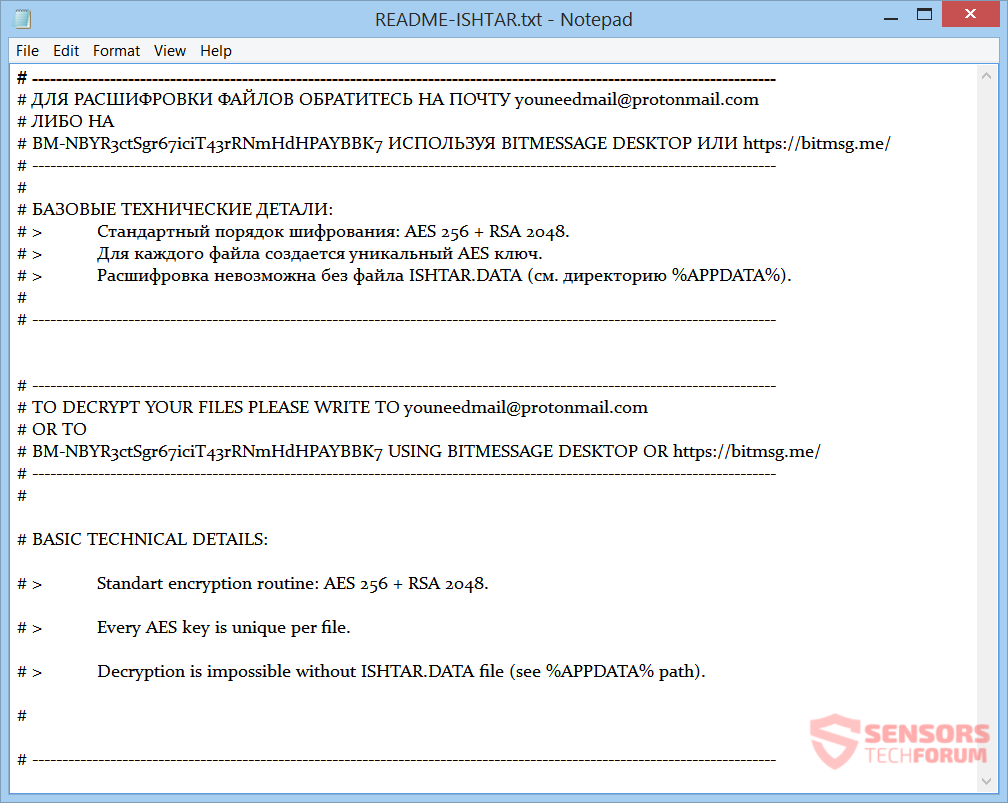 stf-ishtar-ransomware-virus-russian-protonmail-ransom-message-note