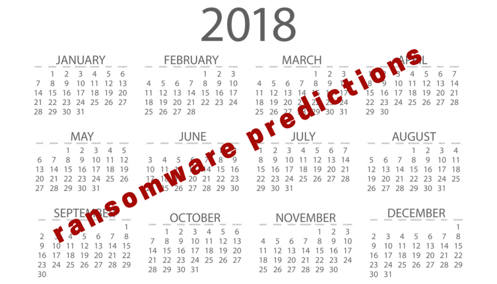 Predicciones de ransomware 2018