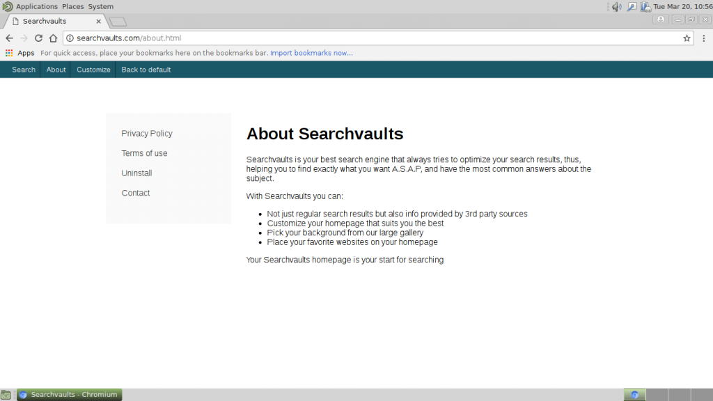 Searchvaults.com redirigir 