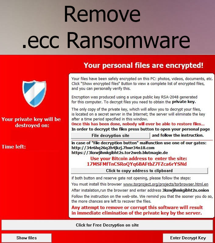 Photo inspiration: Visual Reference: Ecc Files Virus Vv 0 Ransomware How To Remove Restore