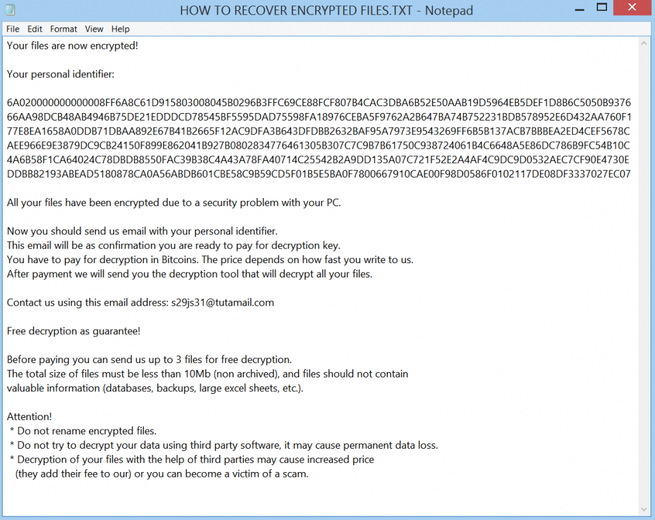 Retirer Scarab-Hitler Ransomware - Restaurer les fichiers .hitler