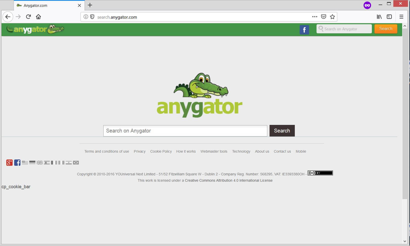 remove search.anygator.com browser hijacker sensorstechforum