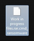 cmd ransomware virus encrypted file