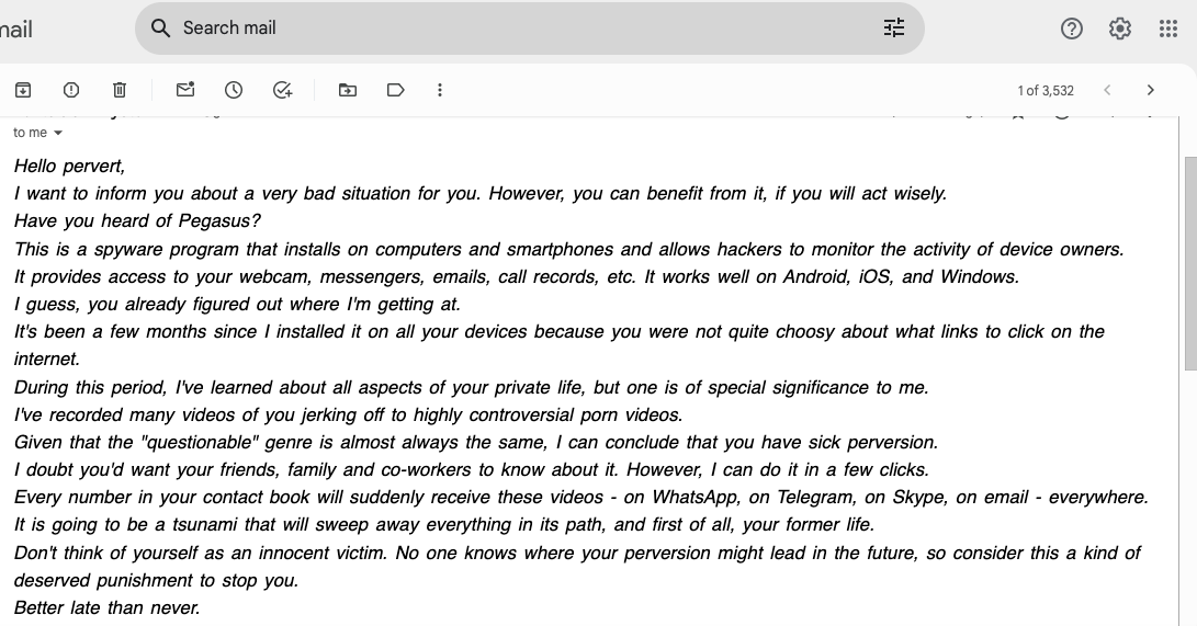 Hello Perv Email Scam: How to Identify and Remove It [2025]