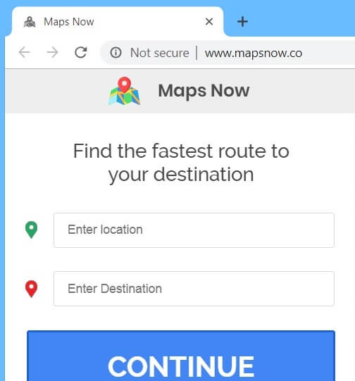 MapsNow.co redirect removal guide