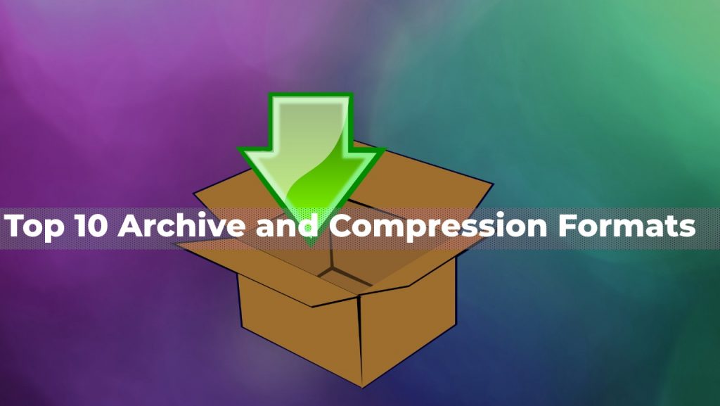 Top 10 Arkiv og Compression formater billede