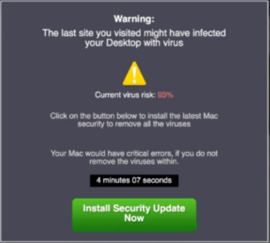 amc mac mac erweiterte cleaner alert