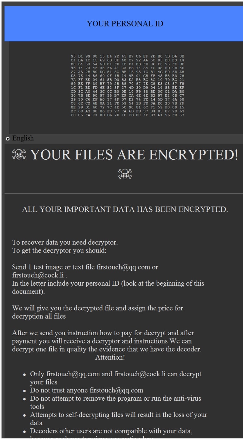 .IGAMI Ransomware virus remove