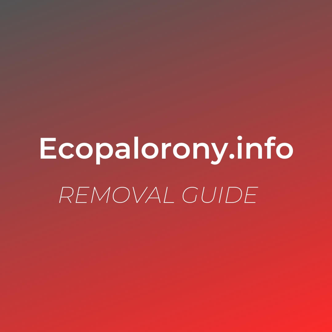 remove-ecopalorony-info-redirect-virus-sensorstechforum