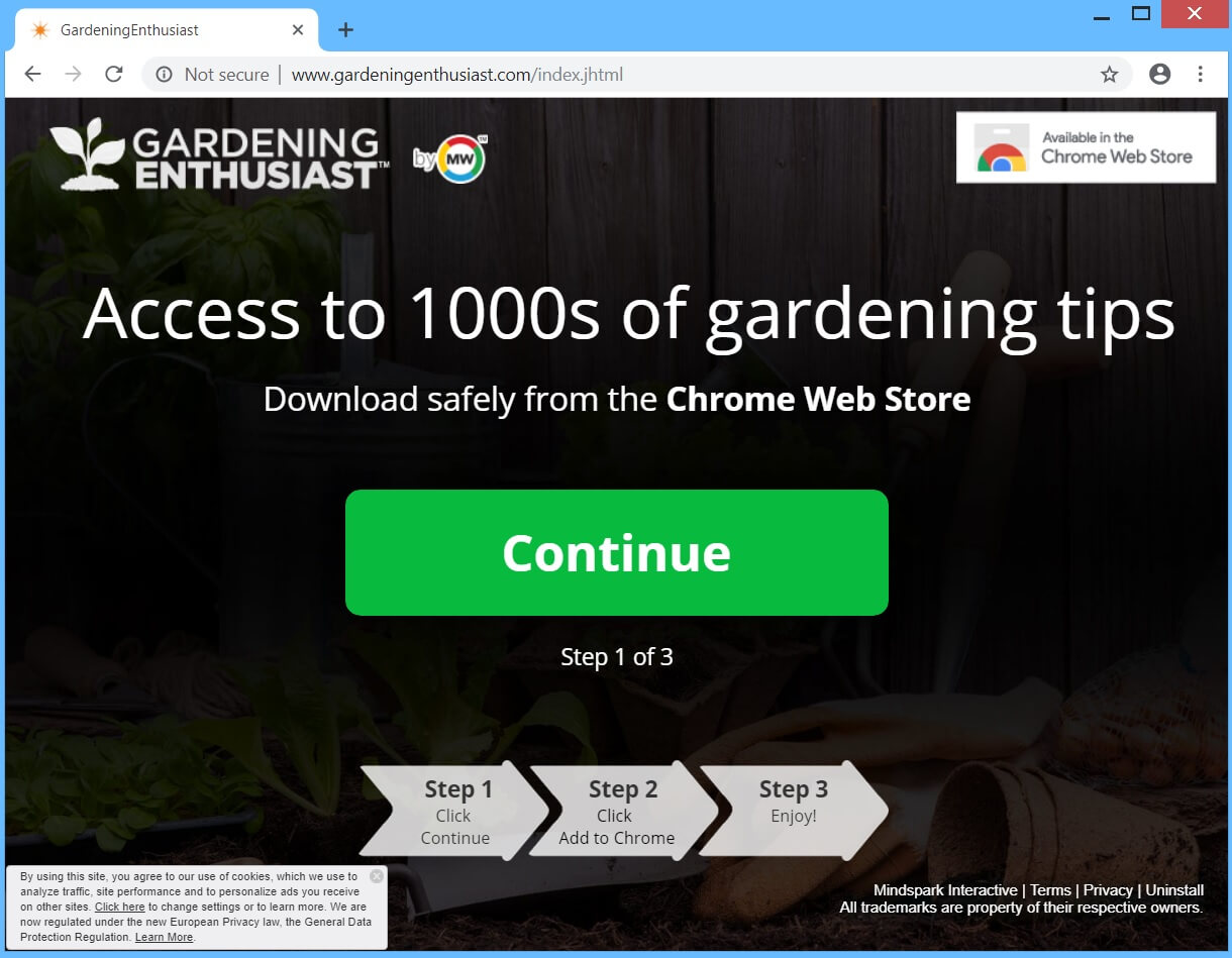 GardeningEnthusiast hijacker remove