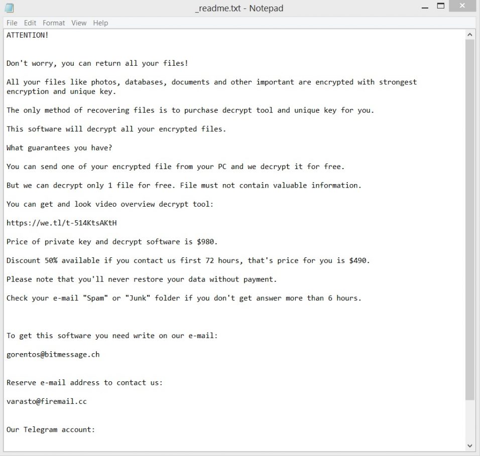 Remove Access Virus Ransomware and Decrypt .access Files