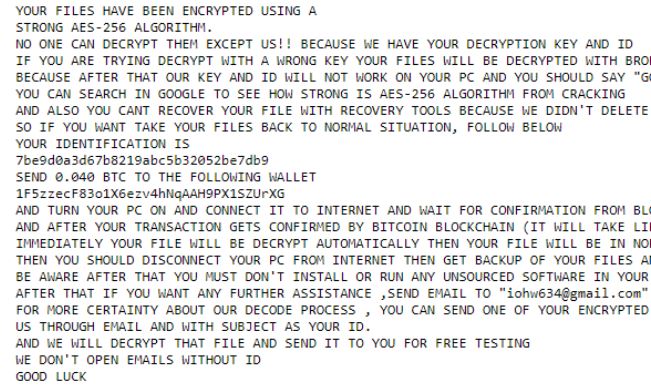.rencrypted Files Virus virus remove
