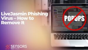 Virus LiveJasmin phishing - cómo eliminarla