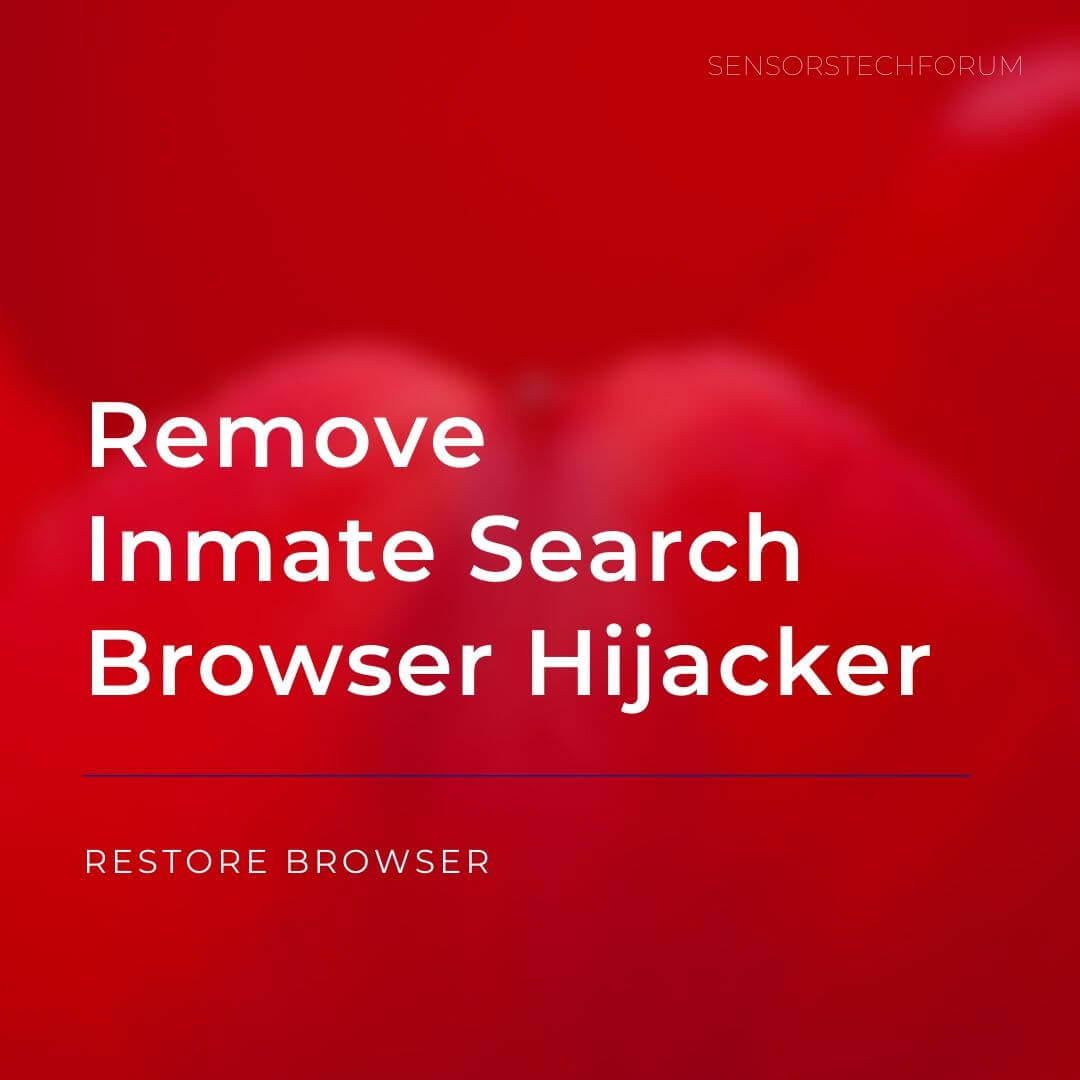 remove Inmate Search Browser Hijacker