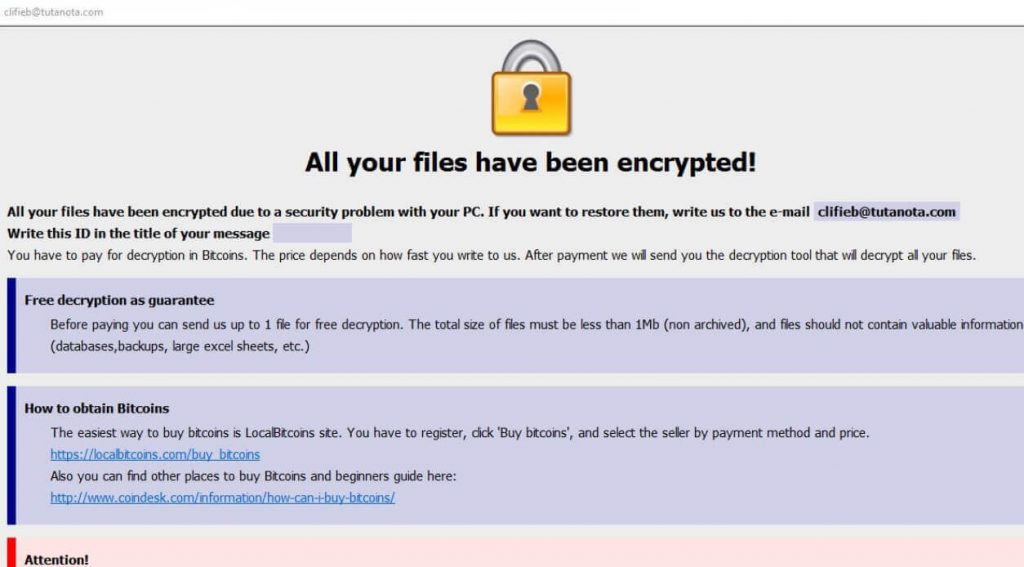 Nvram Virus ransomware  [.nvram] Rimuovere + decrypt [fissare]