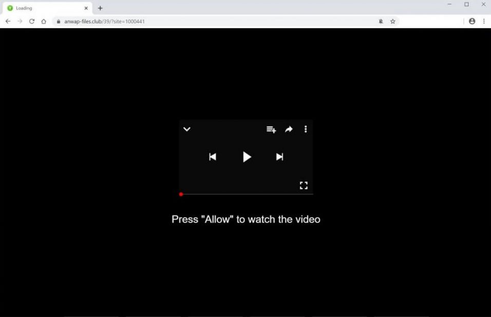 Retirer Anwap-files.club fenêtres pop-up