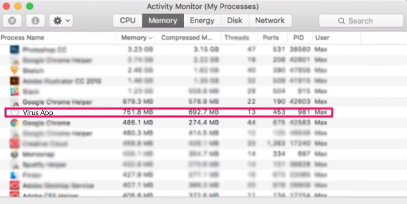 rimuovere il passaggio del virus mac 3