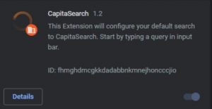 Guia de remoção do seqüestrador de navegador CapitaSearch