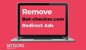 Anuncios de redireccionamiento de Bot-checker.com