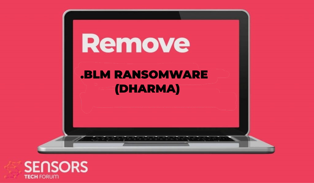 blm virus Dharma ransomware image