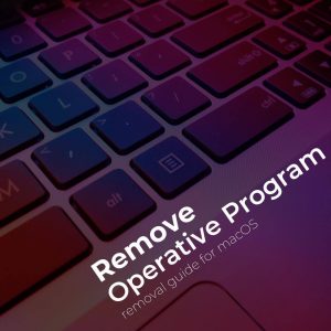 verwijder OperativeProgram mac virus