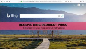 Bing redirect virus removal