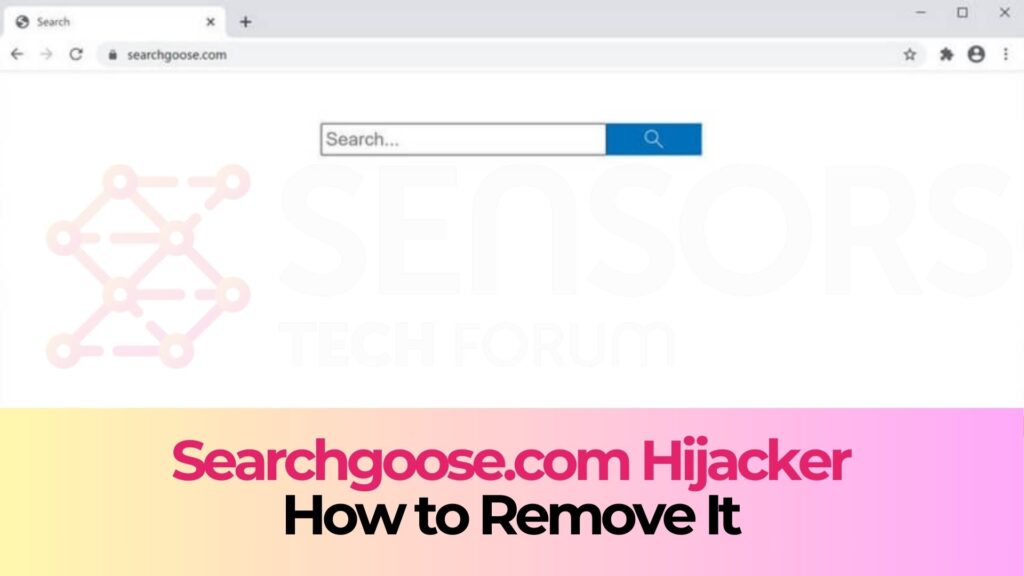 Searchgoose.comブラウザリダイレクトを削除します