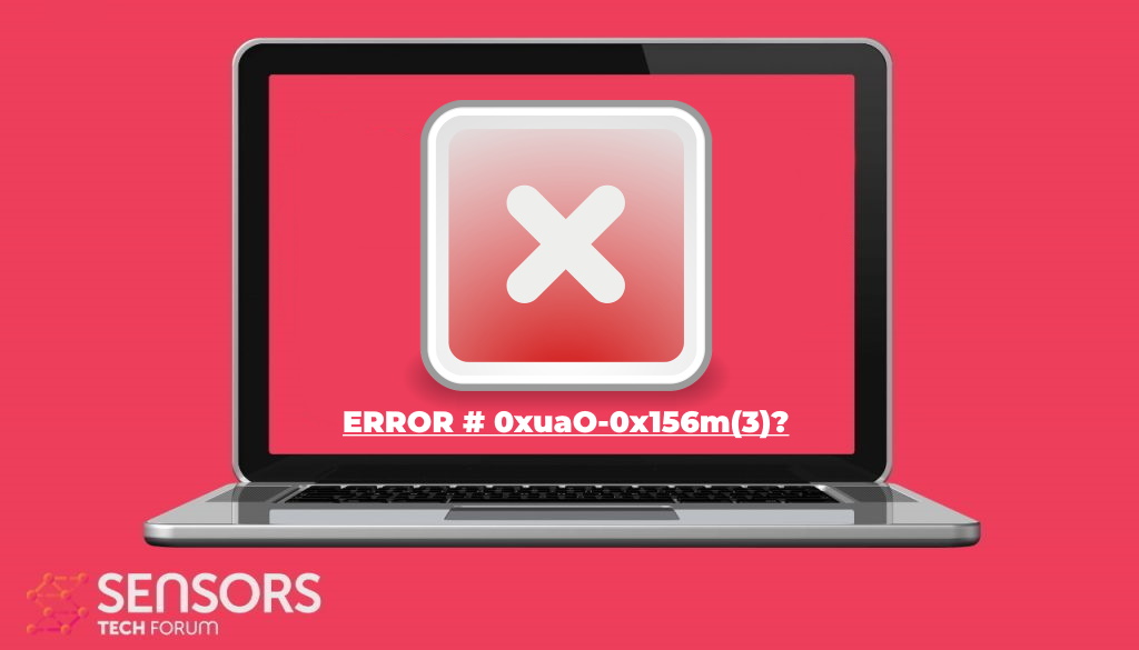 remove ERROR # 0xuaO-0x156m(3) security warning scam sensorstechforum