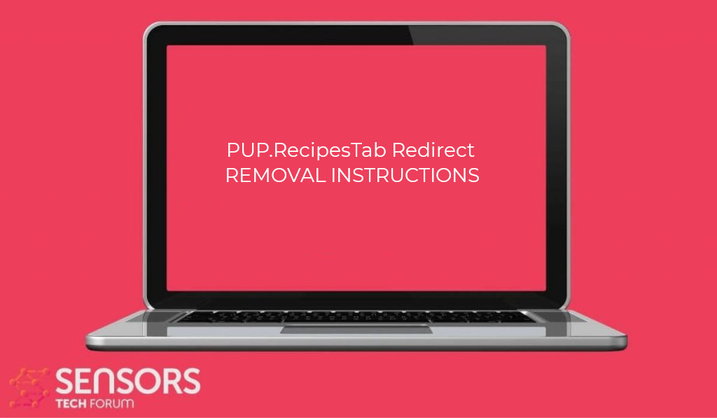 PUP.RecipesTab Redirect Virus