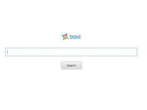 Startseite der trovi-Suche